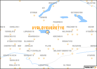 map of Vyaloye Veret\