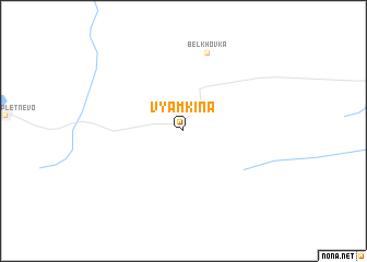 map of Vyamkina