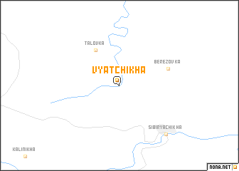 map of Vyatchikha