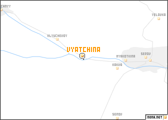 map of Vyatchina