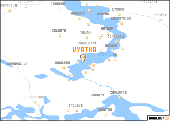 map of Vyatka
