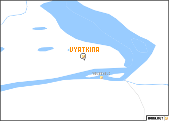 map of Vyatkina