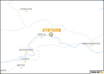 map of Vyatkina