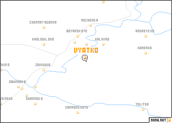 map of Vyatko