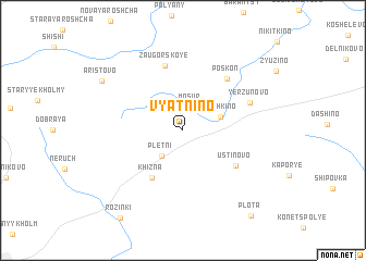 map of Vyatnino