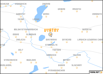 map of Vyatny