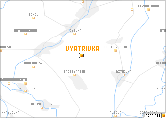 map of Vyatrivka