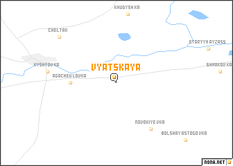 map of Vyatskaya