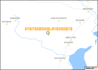 map of Vyatsko-Nikolayevskoye