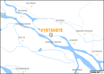 map of Vyatskoye