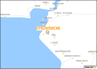 map of Vyazhishche