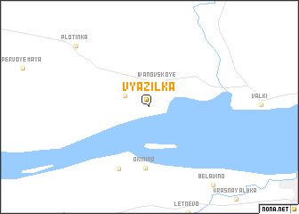 map of Vyazilka