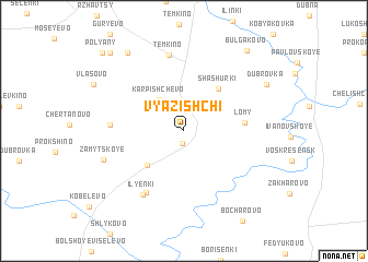 map of Vyazishchi