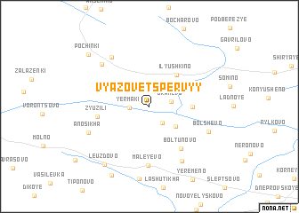 map of Vyazovets Pervyy