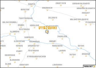 map of Vyazoviki