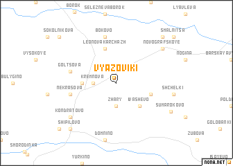 map of Vyazoviki