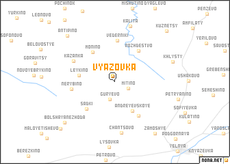 map of Vyazovka