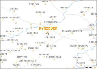 map of Vyazovka