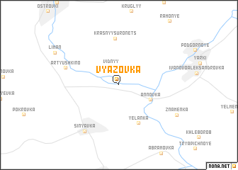 map of Vyazovka
