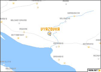 map of Vyazovka