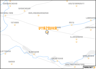 map of Vyazovka