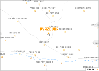 map of Vyazovka