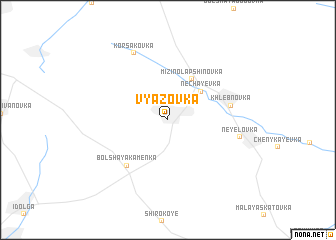 map of Vyazovka