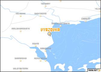 map of Vyazovka