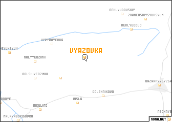 map of Vyazovka