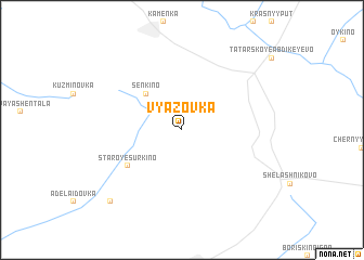 map of Vyazovka