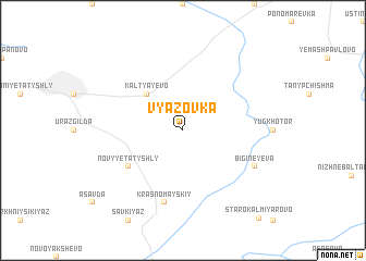 map of Vyazovka