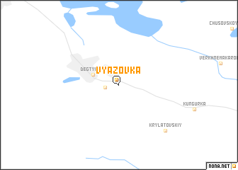 map of Vyazovka
