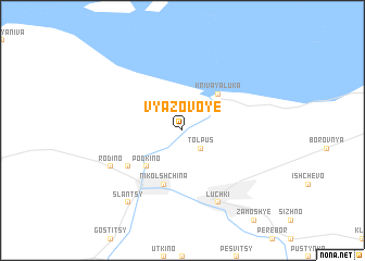 map of Vyazovoye