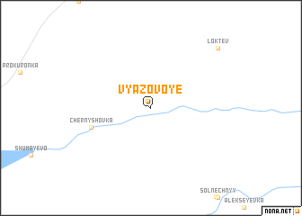 map of Vyazovoye