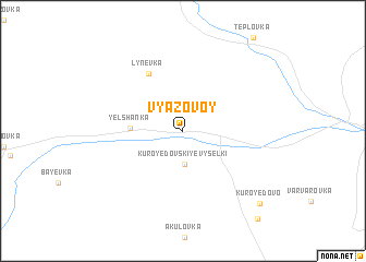 map of Vyazovoy