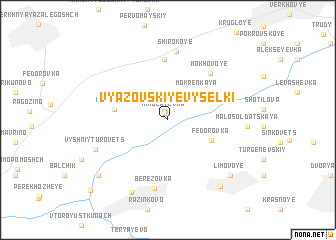 map of Vyazovskiye Vyselki