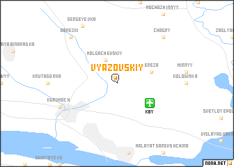 map of Vyazovskiy