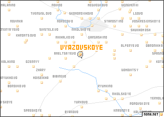 map of Vyazovskoye