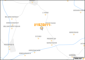 map of Vyazovyy