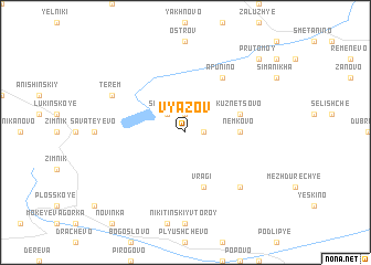 map of Vyazov