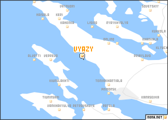 map of Vyazy