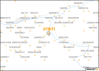 map of Vybiti