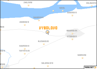 map of Vybolovo