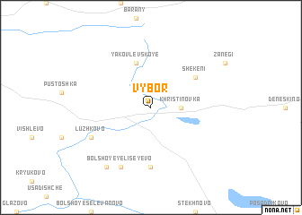 map of Vybor