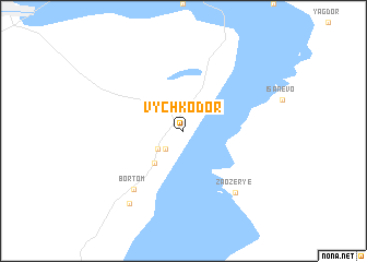 map of Vychkodor