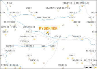 map of Vydranka