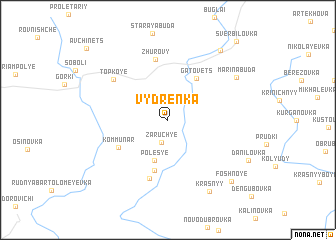 map of Vydrenka