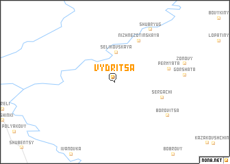 map of Vydritsa