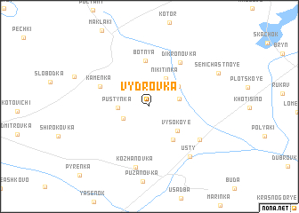 map of Vydrovka