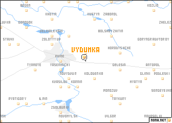 map of Vydumka